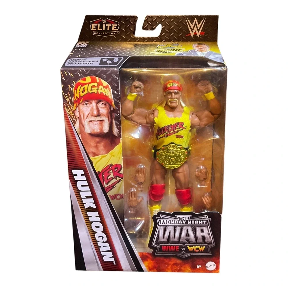WWE Elite Hulk Hogan The Monday Night War WCW Nitro Action Figure BAF In Hand